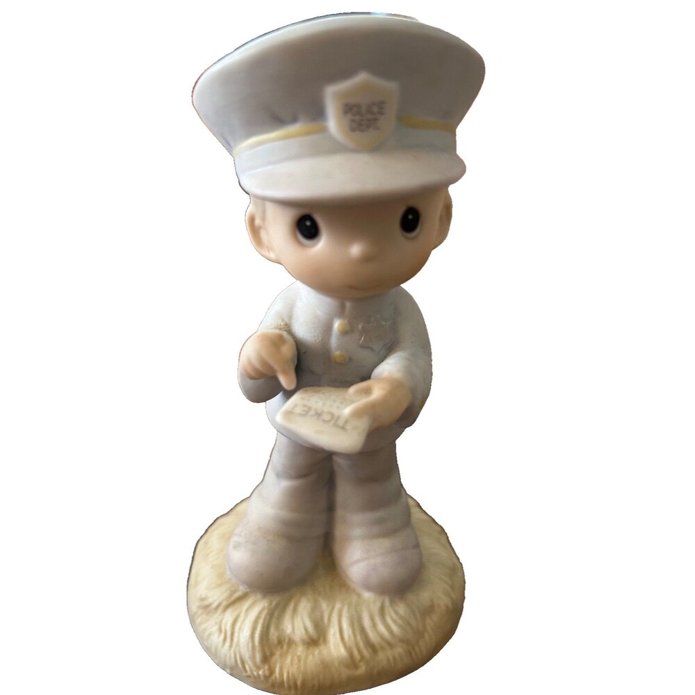 Precious Moments 1984 “It Is Better To Give Than To Receive” #12297 Police